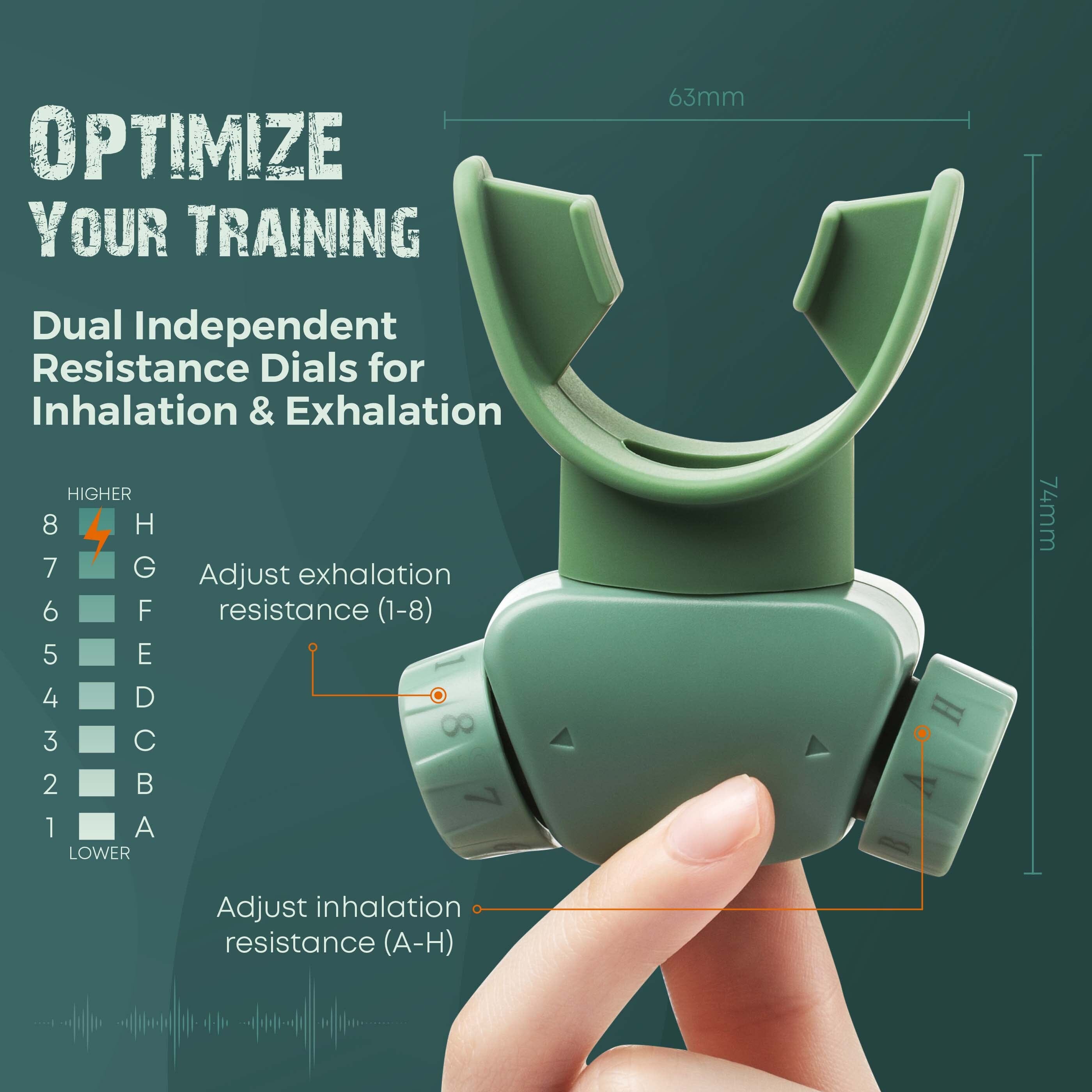 Bodyssey ABTX Respiratory Muscle Trainer Breathing Training Device