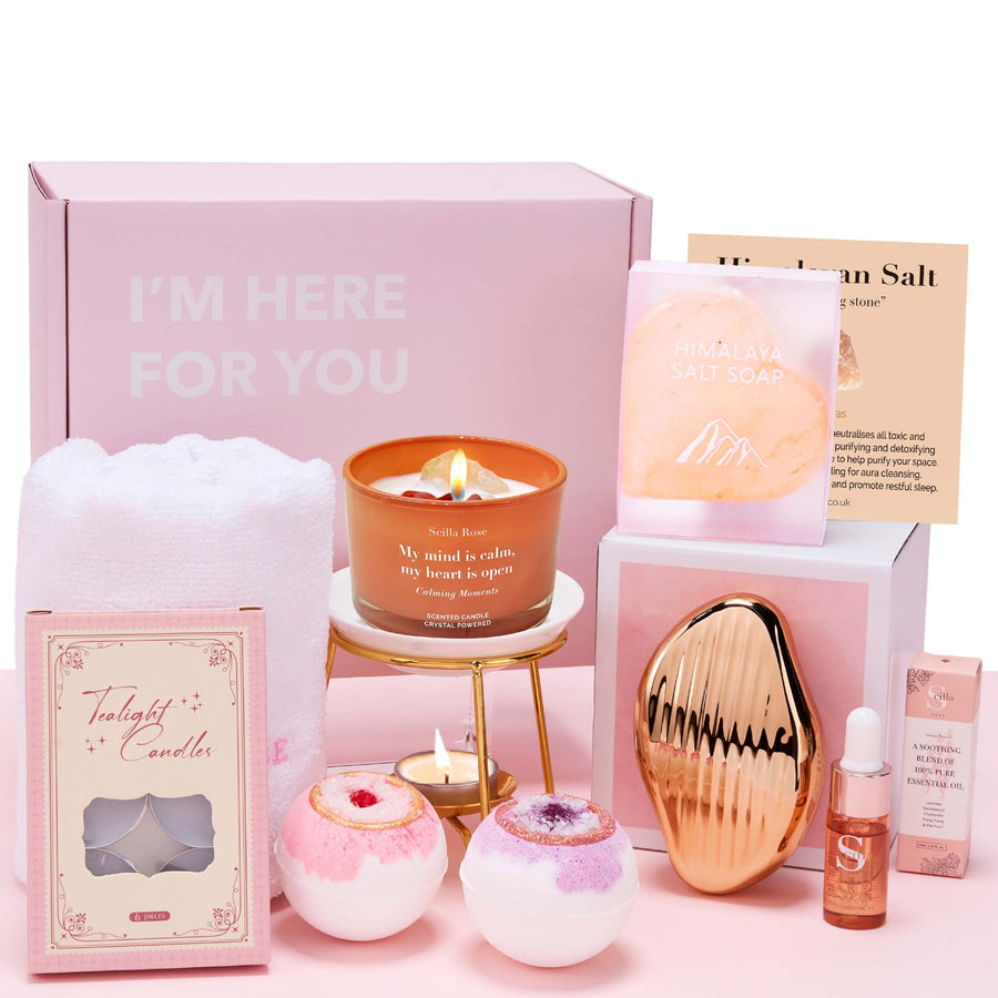 Luxury Self-Care Home Spa Bundle - The Ultimate Gift of Relaxation and Pampering Self Care Spa Bundle Scilla Rose 