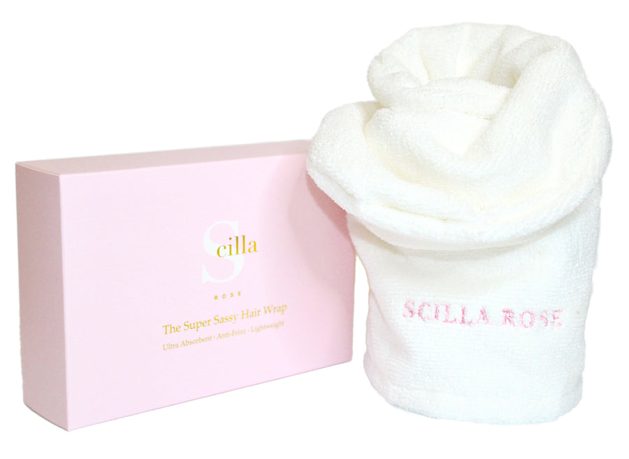 PREMIUM Quality Super Sassy Hair Towel Wrap Scilla Rose 
