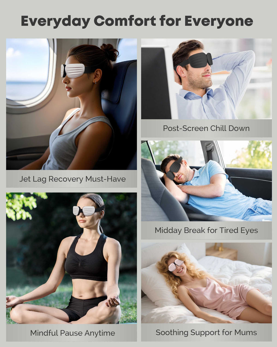 Bodyssey Flowform 3D Contoured Sleep Mask – 100% Blackout, Zero Pressure & Lash-Friendly Comfort Sleep Aids Bodyssey 