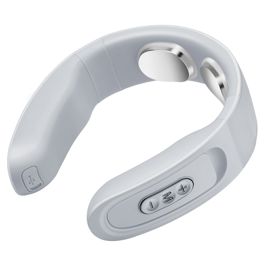 Electric Neck Massager-Deep Heat for Neck and Shoulder Pain Relief Neck Massager Scilla Rose Grey 