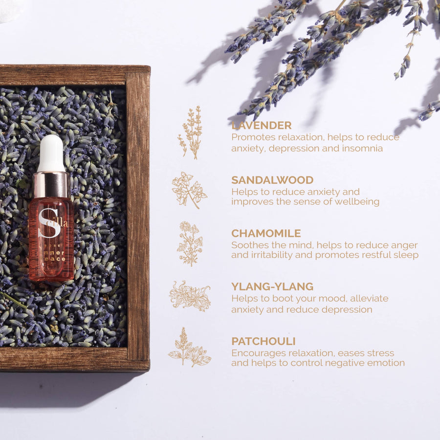 Inner Peace-Pure Essential Oil Blend 10ml aromatherapy Scilla Rose 