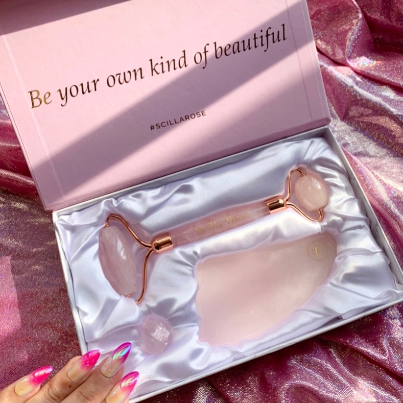 Luxury Self Care Pamper Gift Set-Rose Quartz Love Bundle Health & Beauty Scilla Rose 