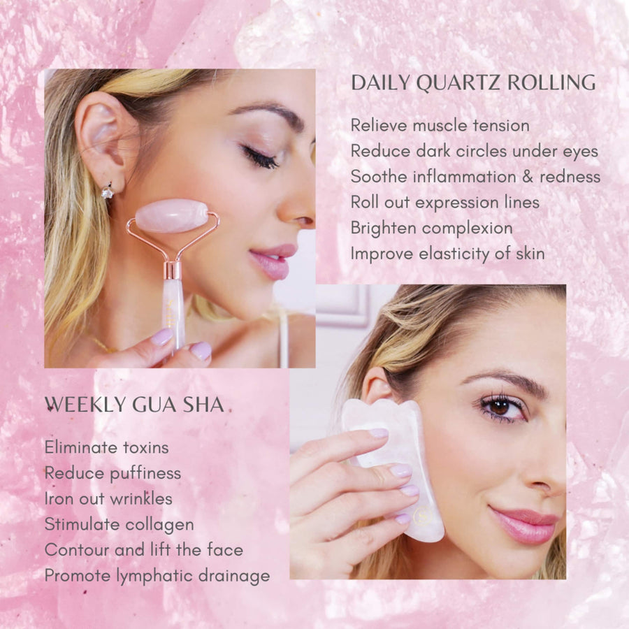 Luxury Self Care Pamper Gift Set-Rose Quartz Love Bundle Health & Beauty Scilla Rose 